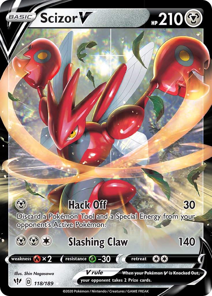 Scizor V - 118/189 - EN Scizor V - 118/189 - EN