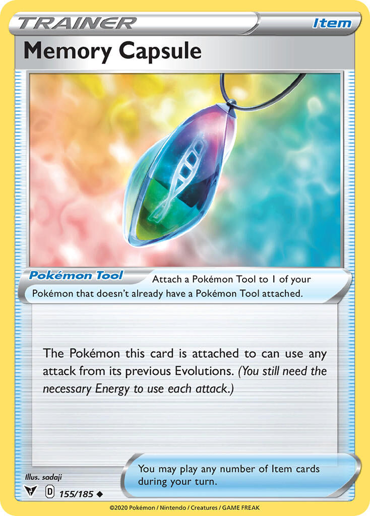Memory Capsule - 155/185 - Pokémon TCG - Near Mint - EN