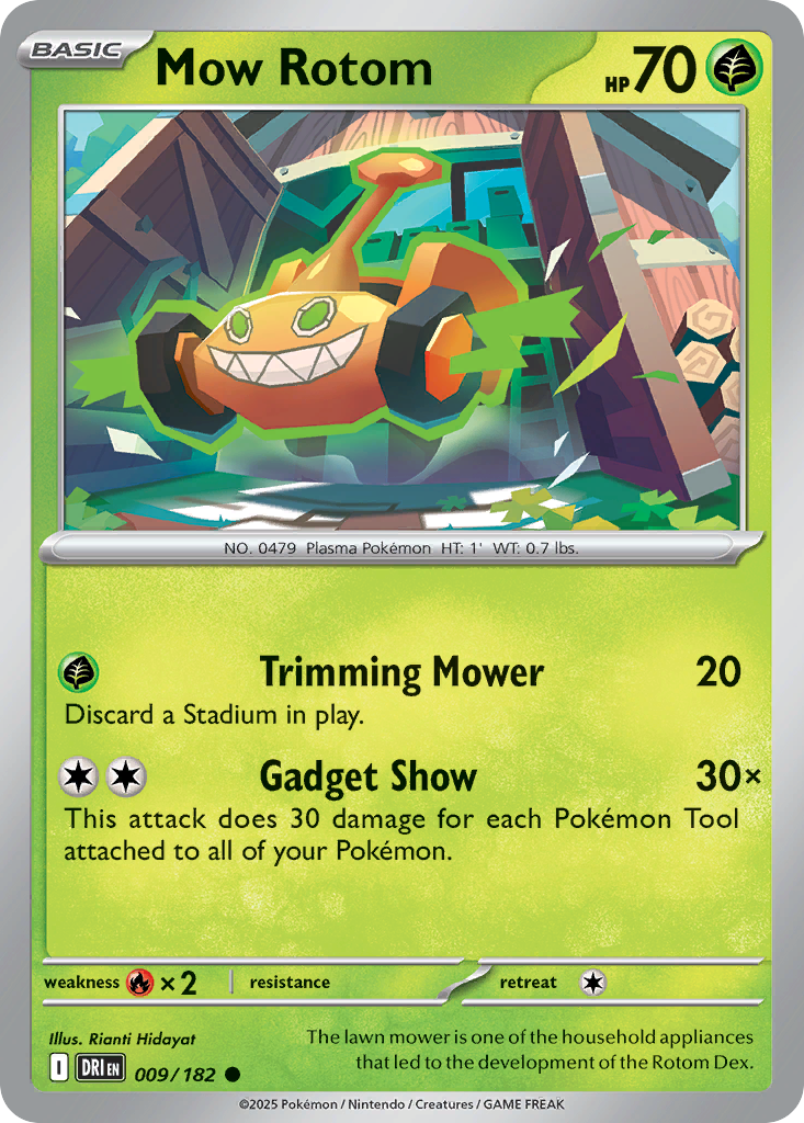 Mow Rotom - 009/182 - EN