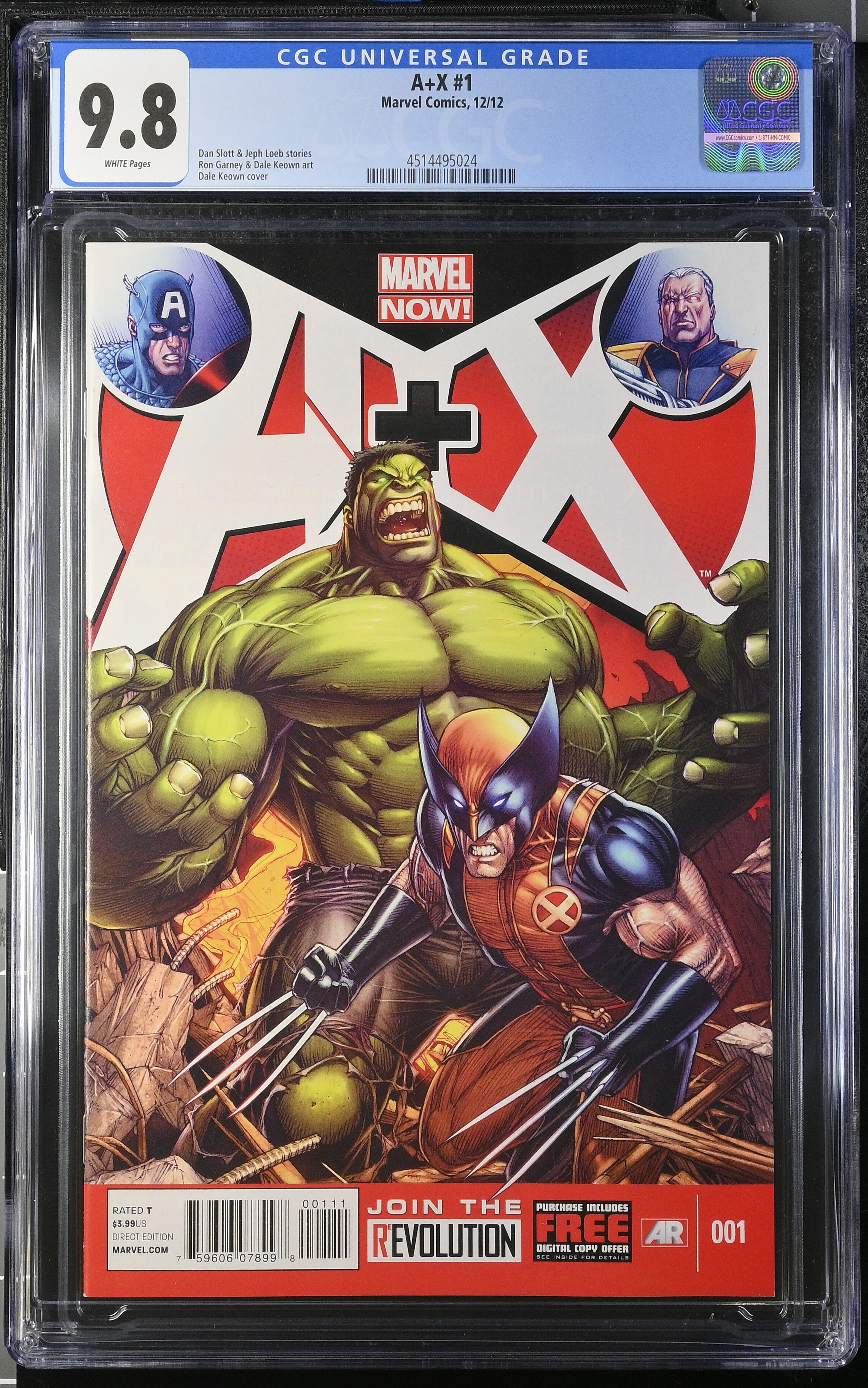 A+X #1 CGC 9.8