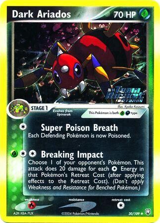 Dark Ariados - 30/109 - Reverse Holo - EN