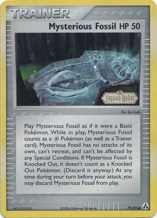 Mysterious Fossil - 79/92 - Reverse Holo - EN Mysterious Fossil - 79/92 - Reverse Holo - EN