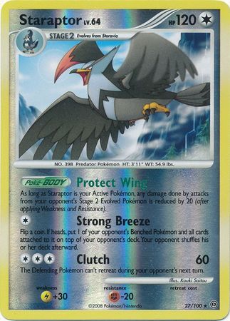 Staraptor - 27/100 - Reverse Holo - EN