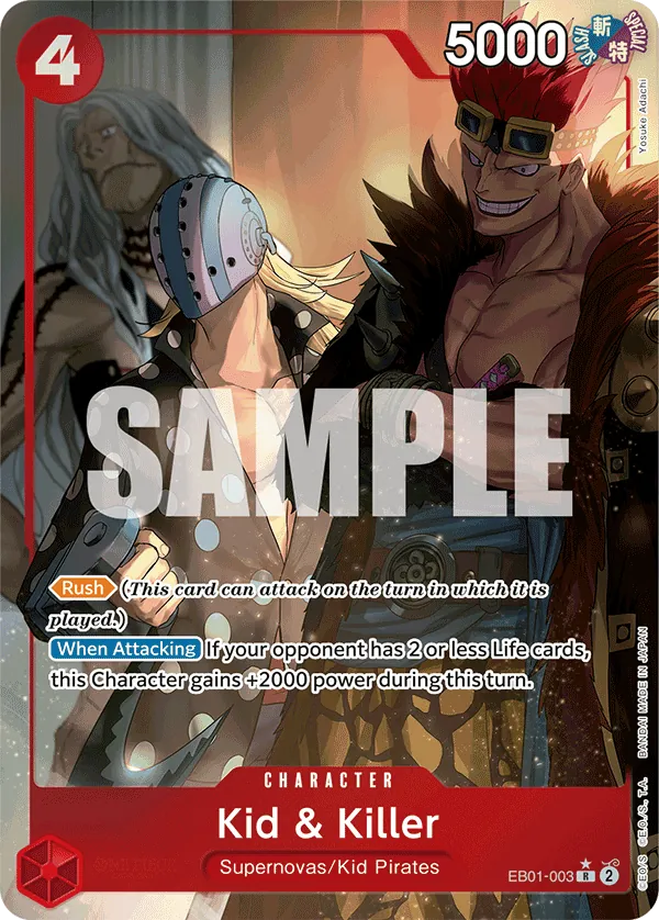 Kid & Killer - EB01-003 - Alternate Art Kid & Killer - EB01-003 - Alternate Art