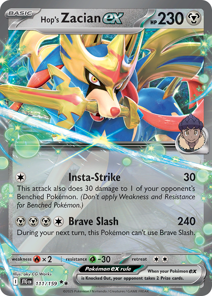 Hop’s Zacian ex - 111/159 - EN