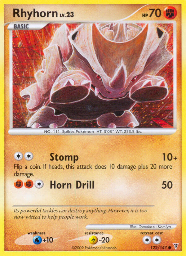 Rhyhorn - 122/147 - EN Rhyhorn - 122/147 - EN