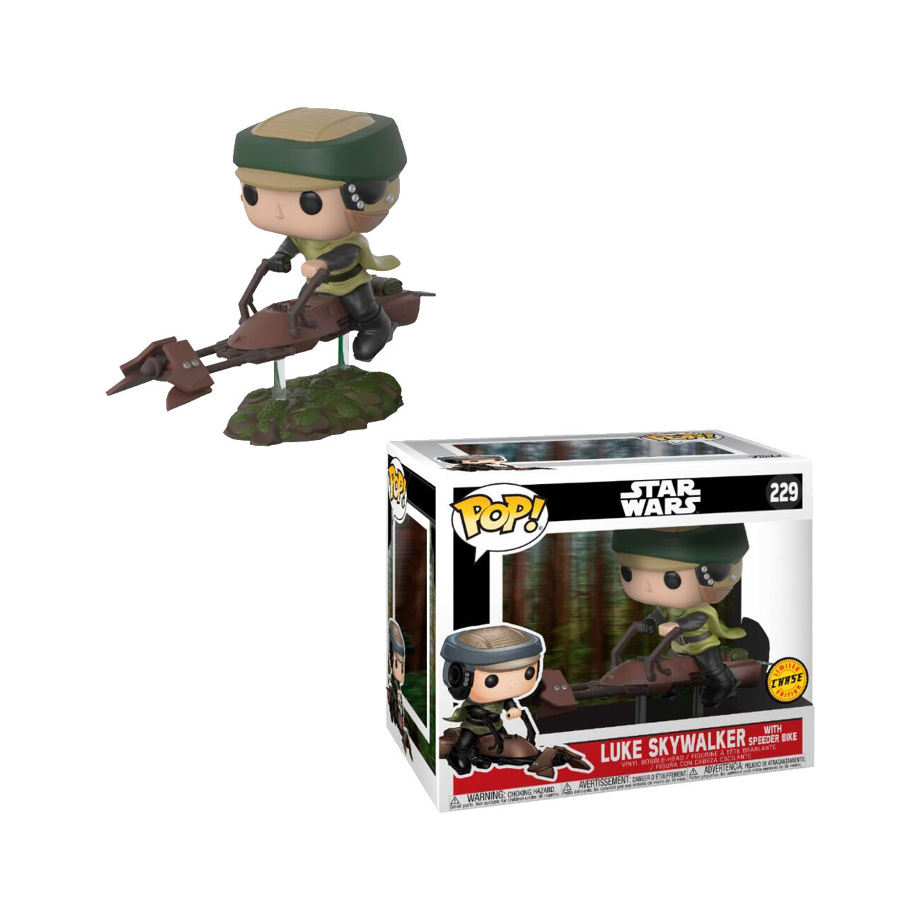 Funko POP! Star Wars Princess Leia with Speeder Bike Deluxe Vinyl Figure #228 [Regular Version]
