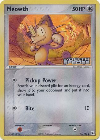 Meowth - 77/113 - Reverse Holo - EN Meowth - 77/113 - Reverse Holo - EN