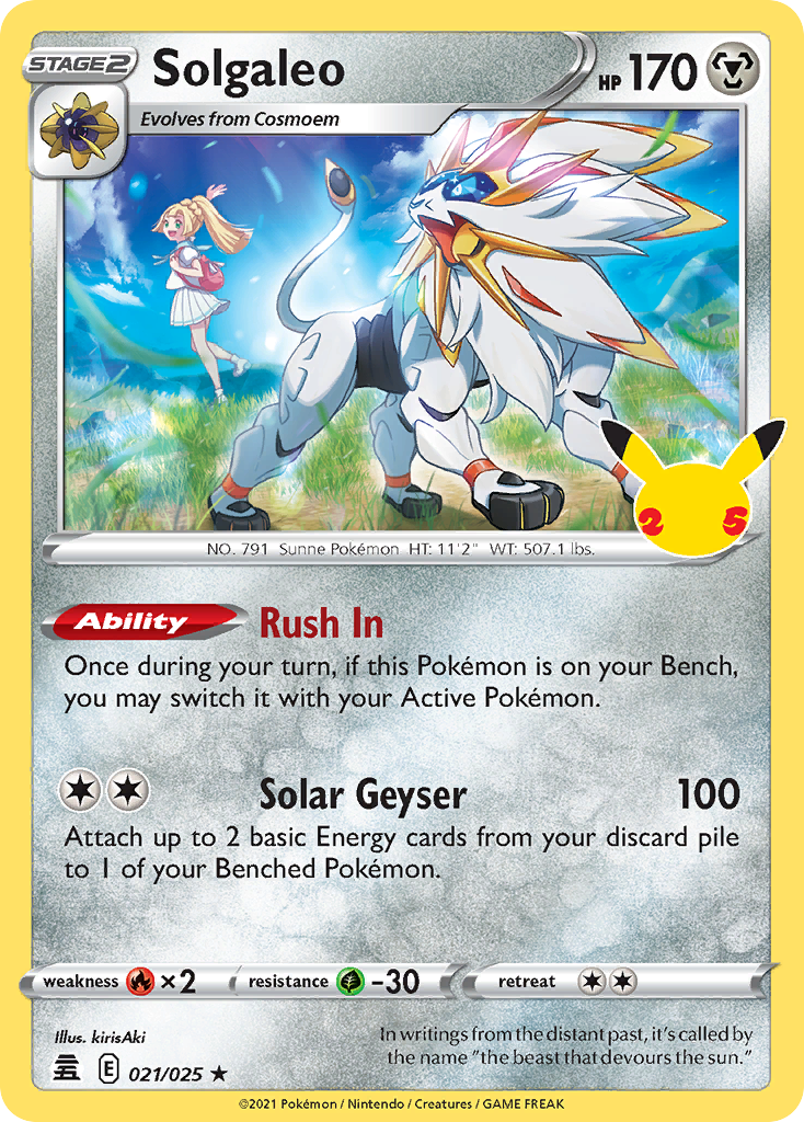 Solgaleo - 021/25 - EN Solgaleo - 021/25 - EN