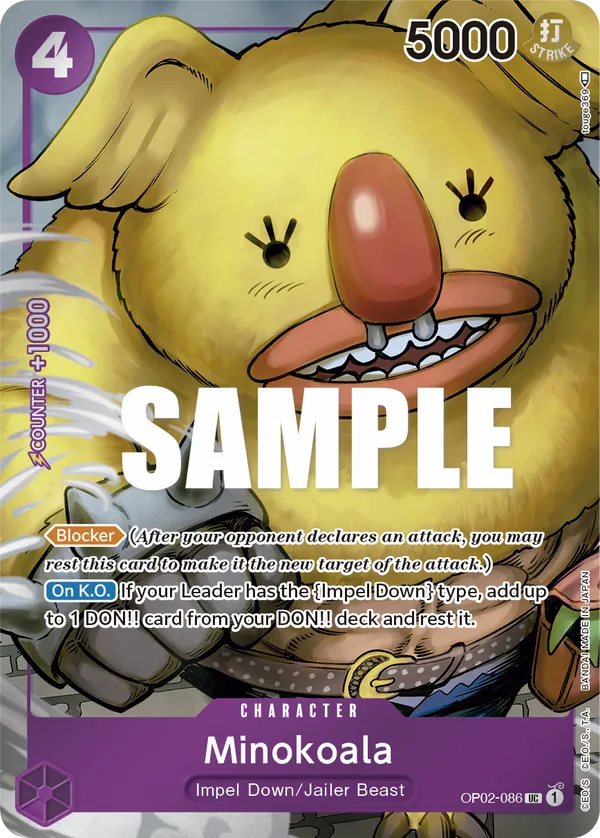 Minokoala - OP02-086 - Alternate Art