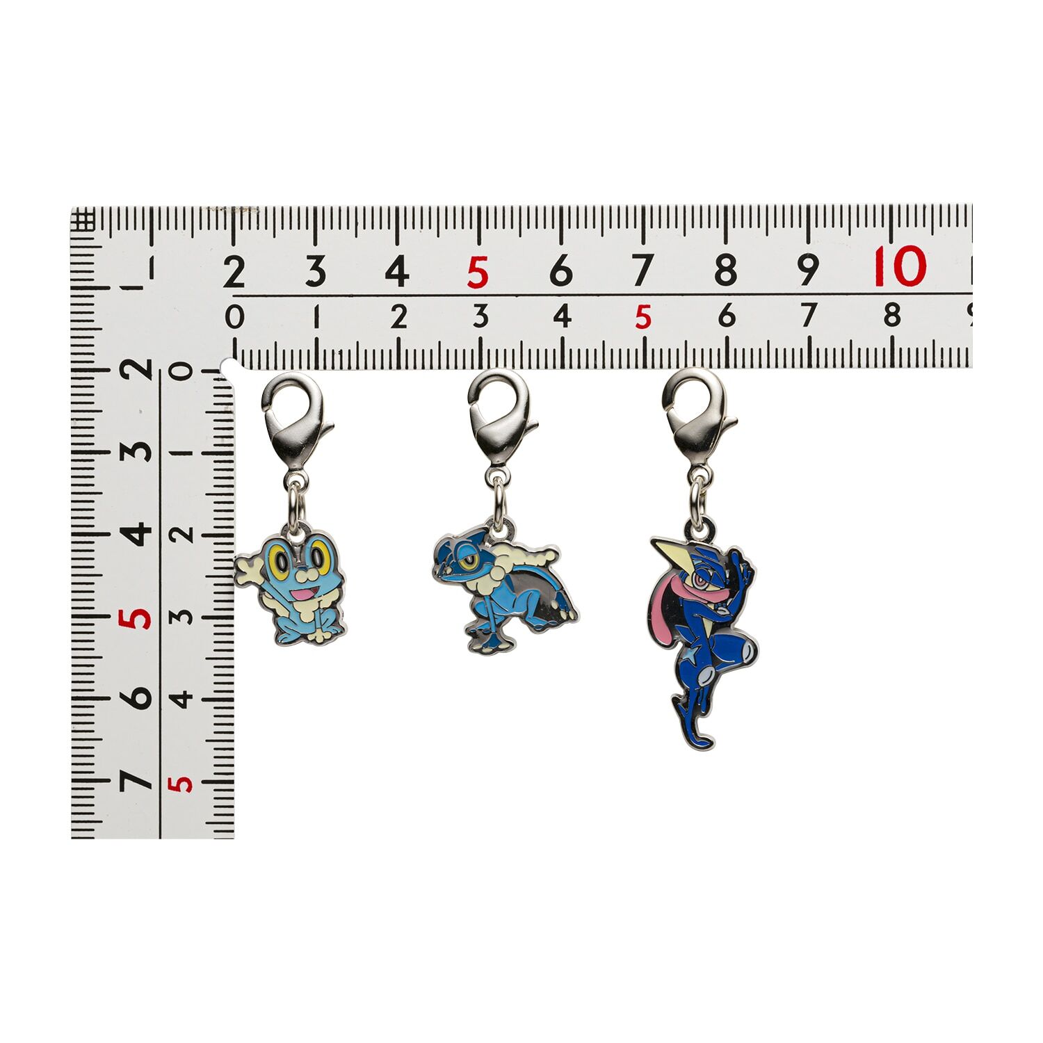 Pokemon Center - Froakie, Frogadier, Greninja Schlüsselanhänger - 3 Stück