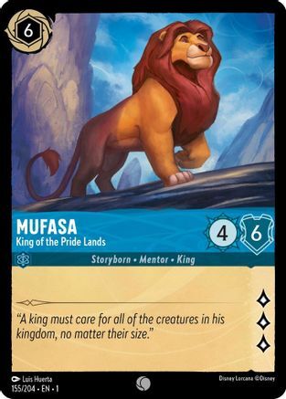 Mufasa - King of the Pride Lands - 155/204 - EN Mufasa - King of the Pride Lands - 155/204 - EN