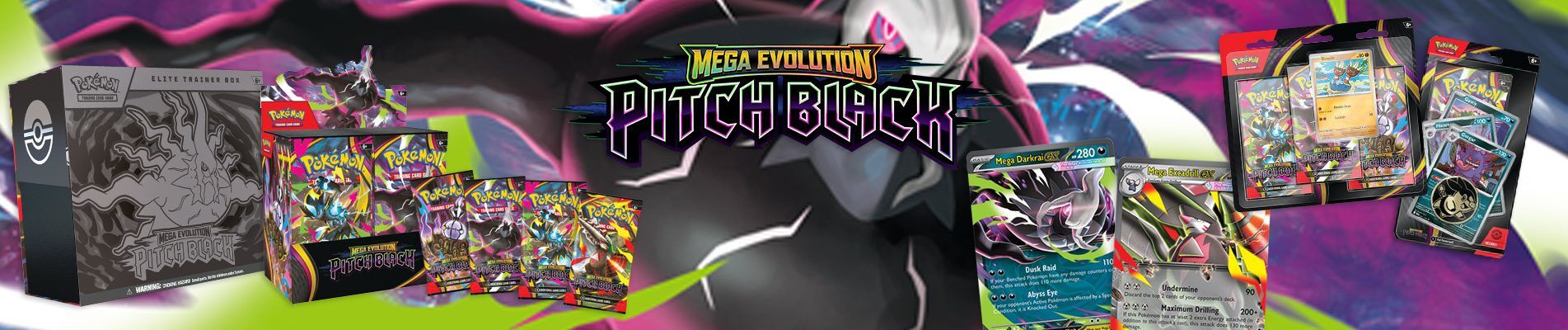 Pokémon Mega Evolution Pitch Black bei AMAZINGTOYS®