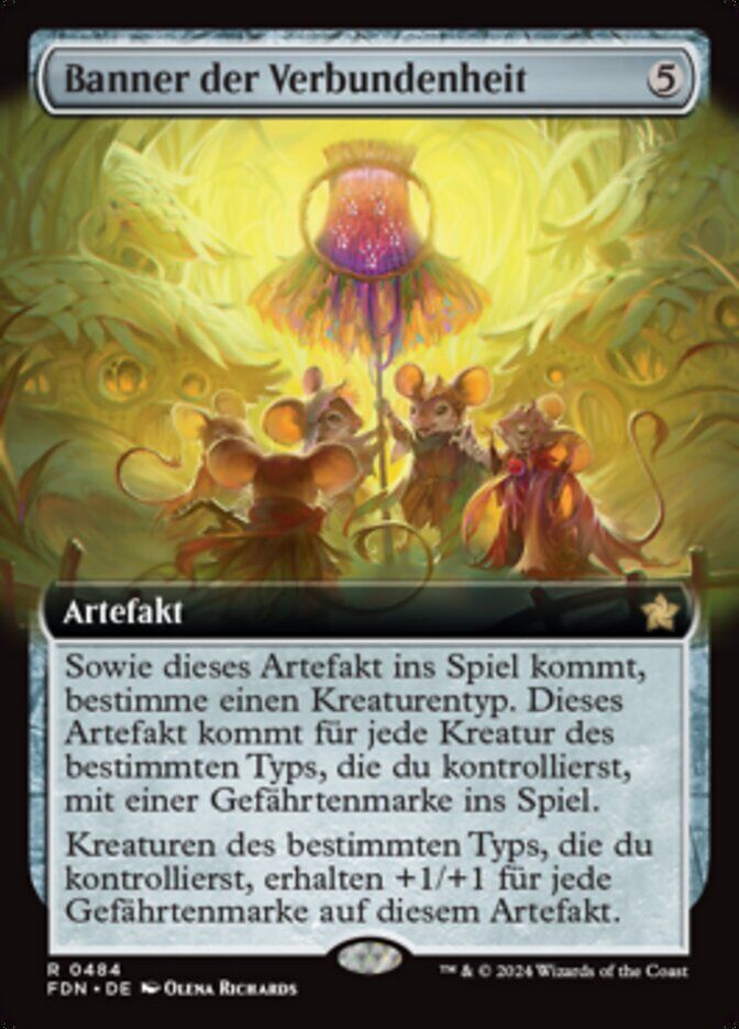 Banner of Kinship - FDN 484 - Foil - DE - NM Banner of Kinship - FDN 484 - Foil - DE - NM