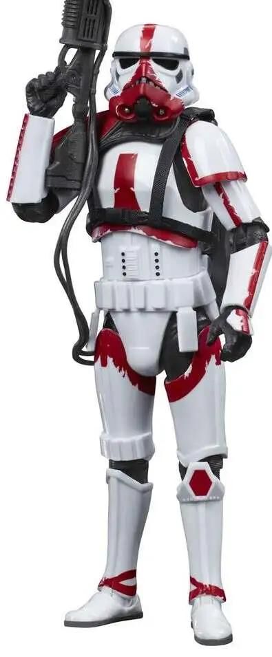 Star Wars The Mandalorian Black Series Incinerator Trooper Deluxe Action Figure
