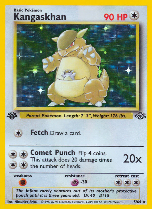Kangaskhan - 5/64 - 1st Edition - EN Kangaskhan - 5/64 - 1st Edition - EN