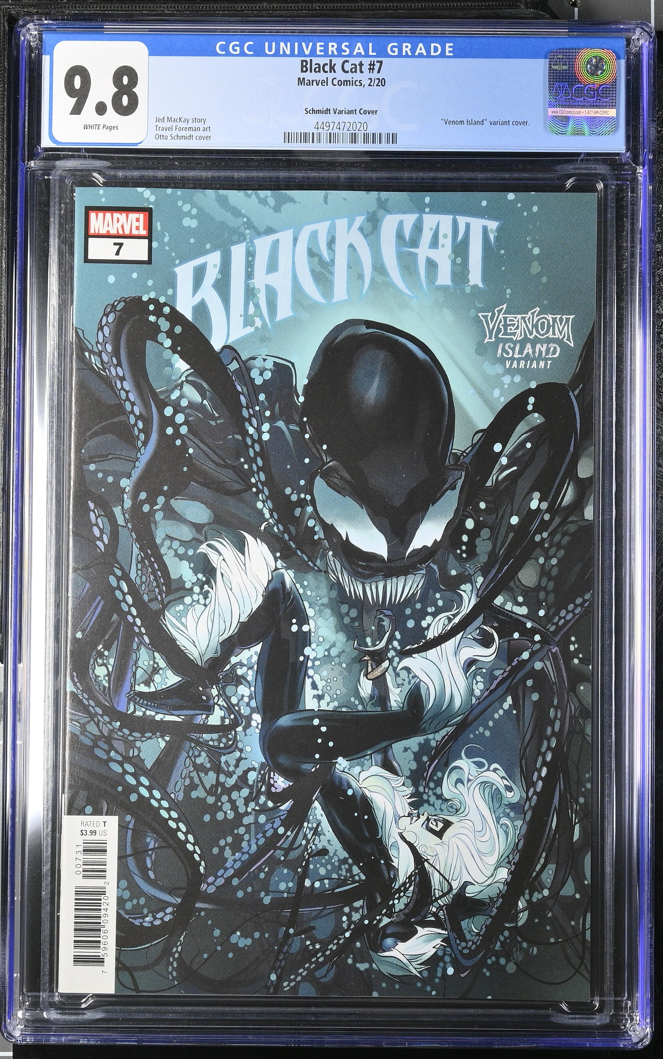 Black Cat #7 CGC 9.8 Venom Island Variant Top Pop! Black Cat #7 CGC 9.8 Venom Island Variant Top Pop!