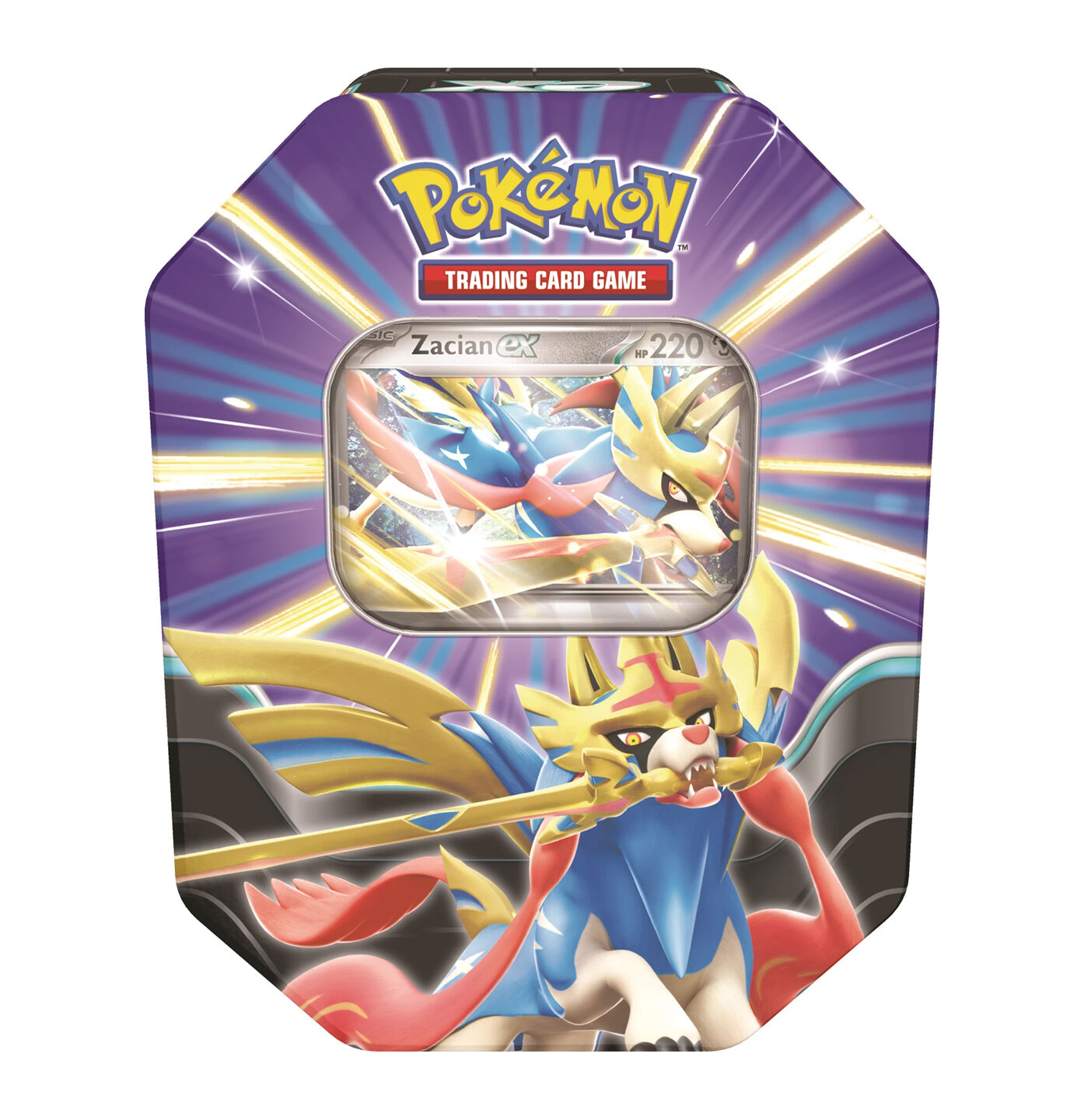 Pokémon TCG: Summer Tin 2025 - Zacian ex - EN Pokémon TCG: Summer Tin 2025 - Zacian ex - EN