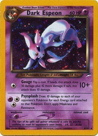 Dark Espeon - 4/113 - Unlimited - EN Dark Espeon - 4/113 - Unlimited - EN