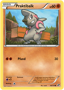 praktibalk-58-114-reverse-holo-pokemon-tcg-near-mint-de Praktibalk - 58/114 - Reverse Holo - Pokémon TCG - Near Mint - DE