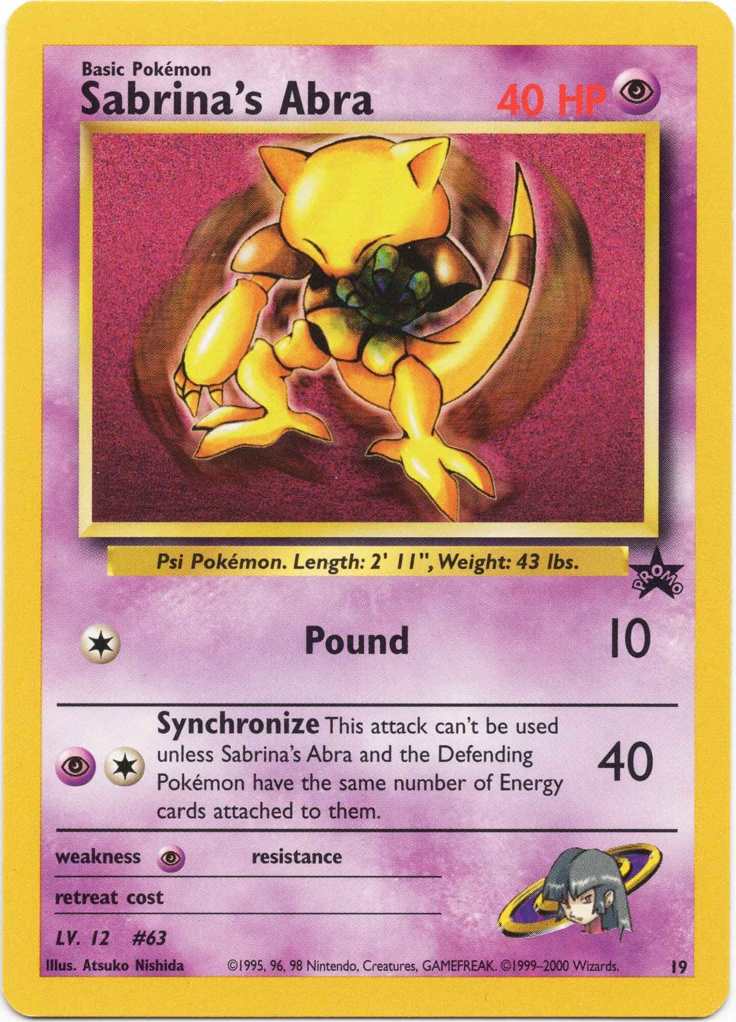 sabrina-s-abra-black-star-promo-19-pokemon-tcg Sabrina's Abra Black Star Promo 19 - Pokémon TCG
