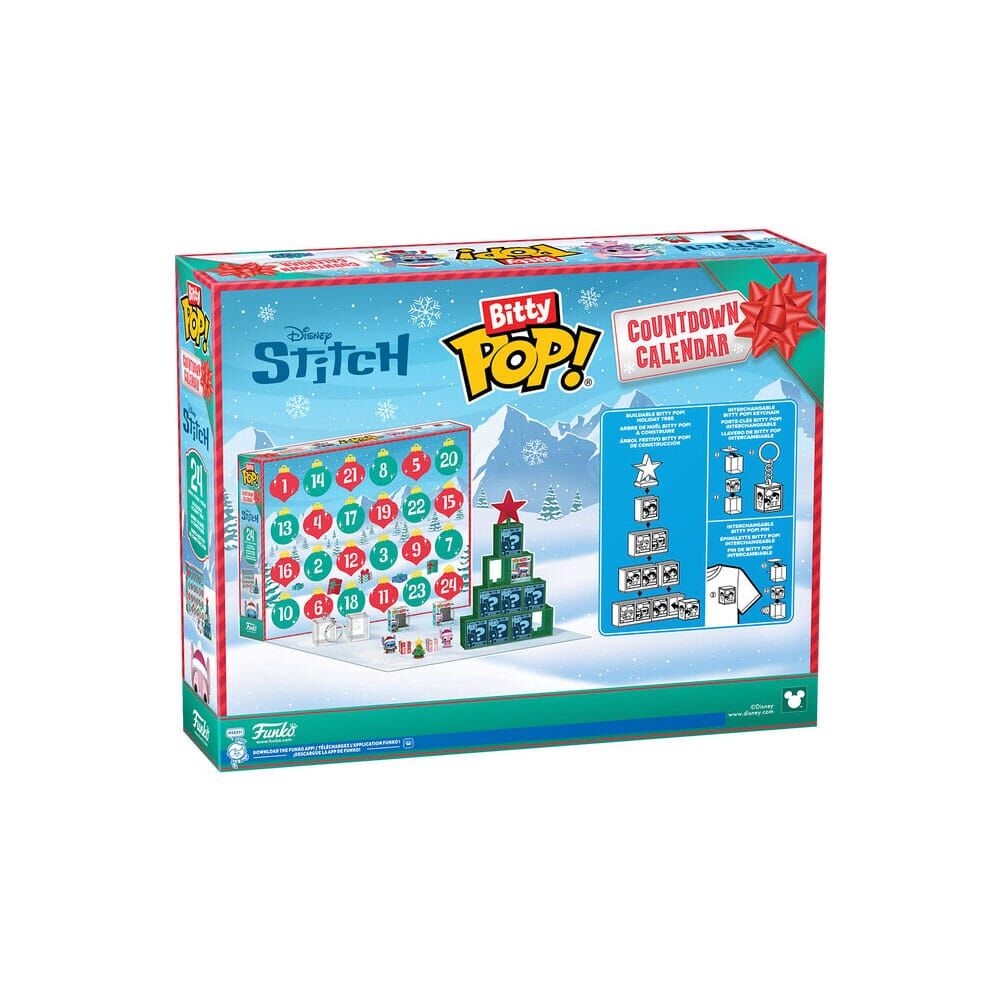 Disney Stitch Bitty POP! Countdown Holiday Advent Calendar