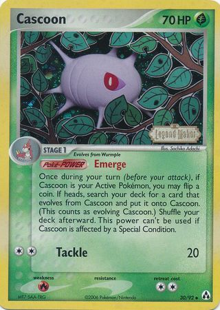 Cascoon - 30/92 - Reverse Holo - EN
