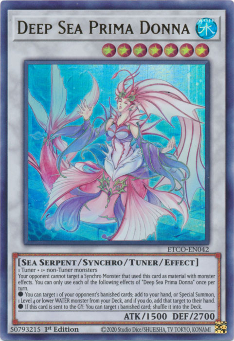 Deep Sea Prima Donna - ETCO-EN042 - Ultra Rare - 1. Auflage