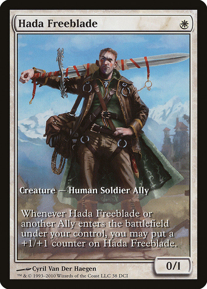 hada-freeblade-game-day-extended-art-foil-promo-mtg-near-mint-en Hada Freeblade - Game Day Extended Art Foil Promo - MTG - Near Mint - EN