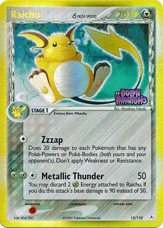 Raichu - 15/110 - Reverse Holo - EN Raichu - 15/110 - Reverse Holo - EN