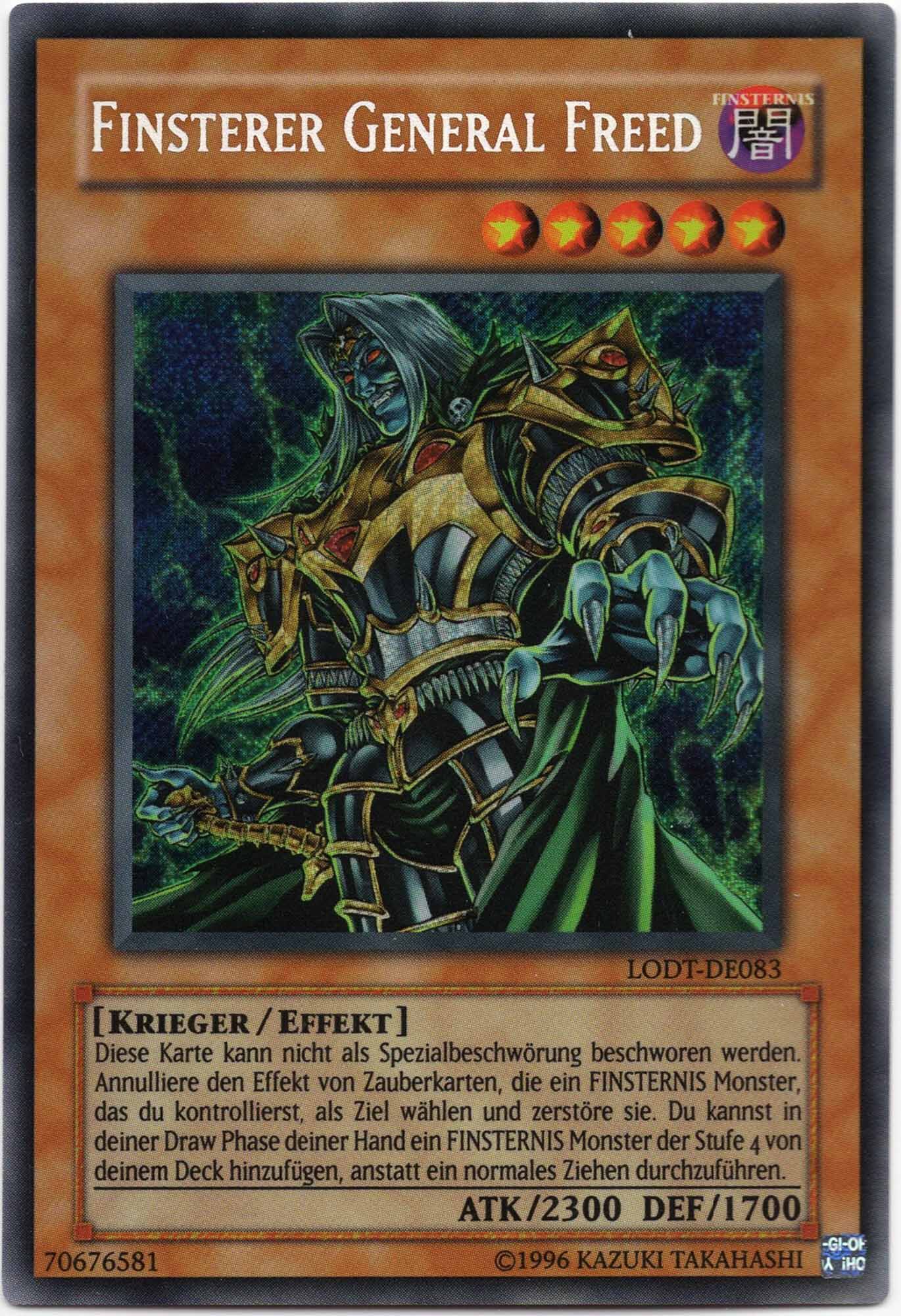 finsterer-general-freed-lodt-de083-secret-rare-near-mint Finsterer General Freed - LODT-DE083 - Secret Rare (Near Mint)