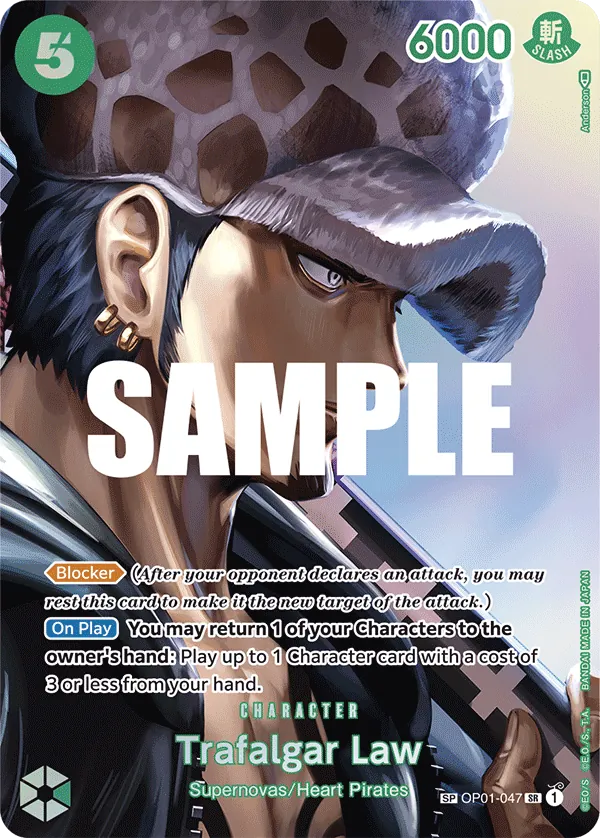 Trafalgar Law - OP01-047- Special Alt Art Trafalgar Law - OP01-047- Special Alt Art