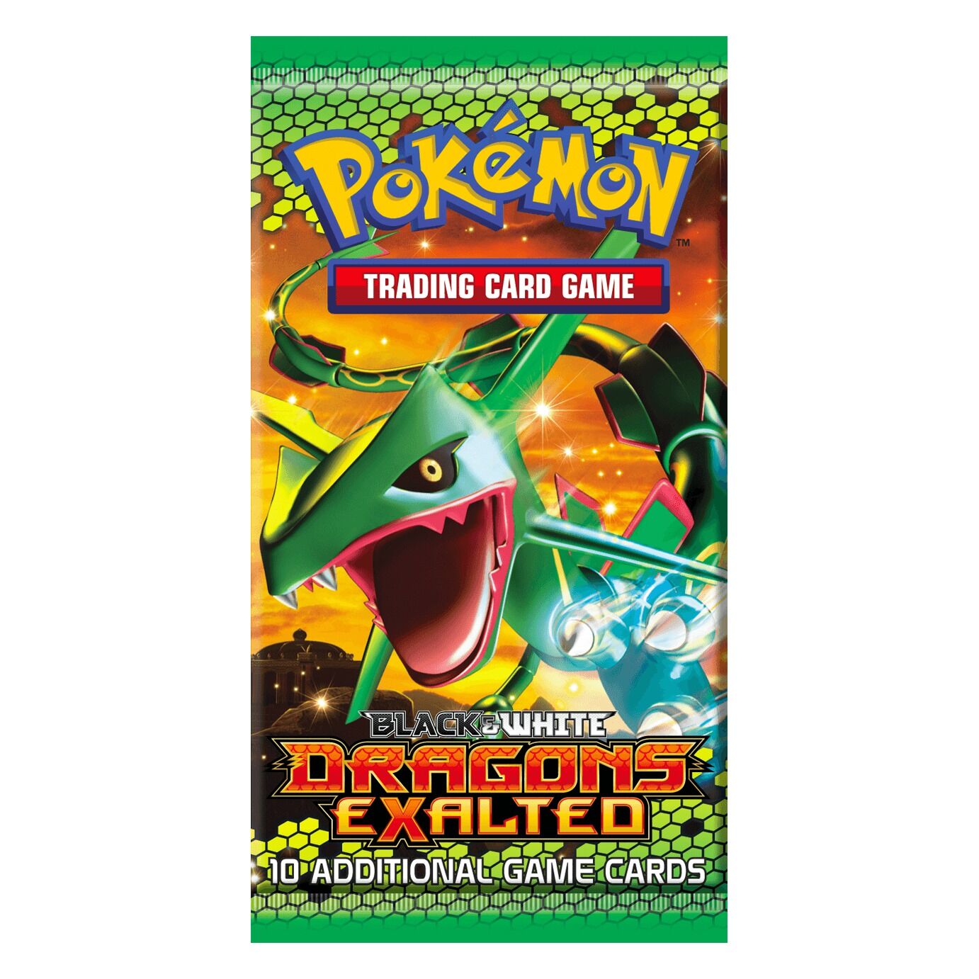 Pokémon TCG Black & White Dragons Exalted Booster Pack – Rayquaza Artwork (EN)