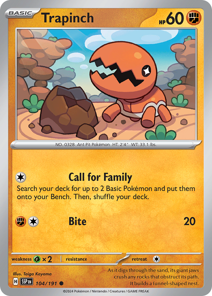 Trapinch - 104/191 - EN