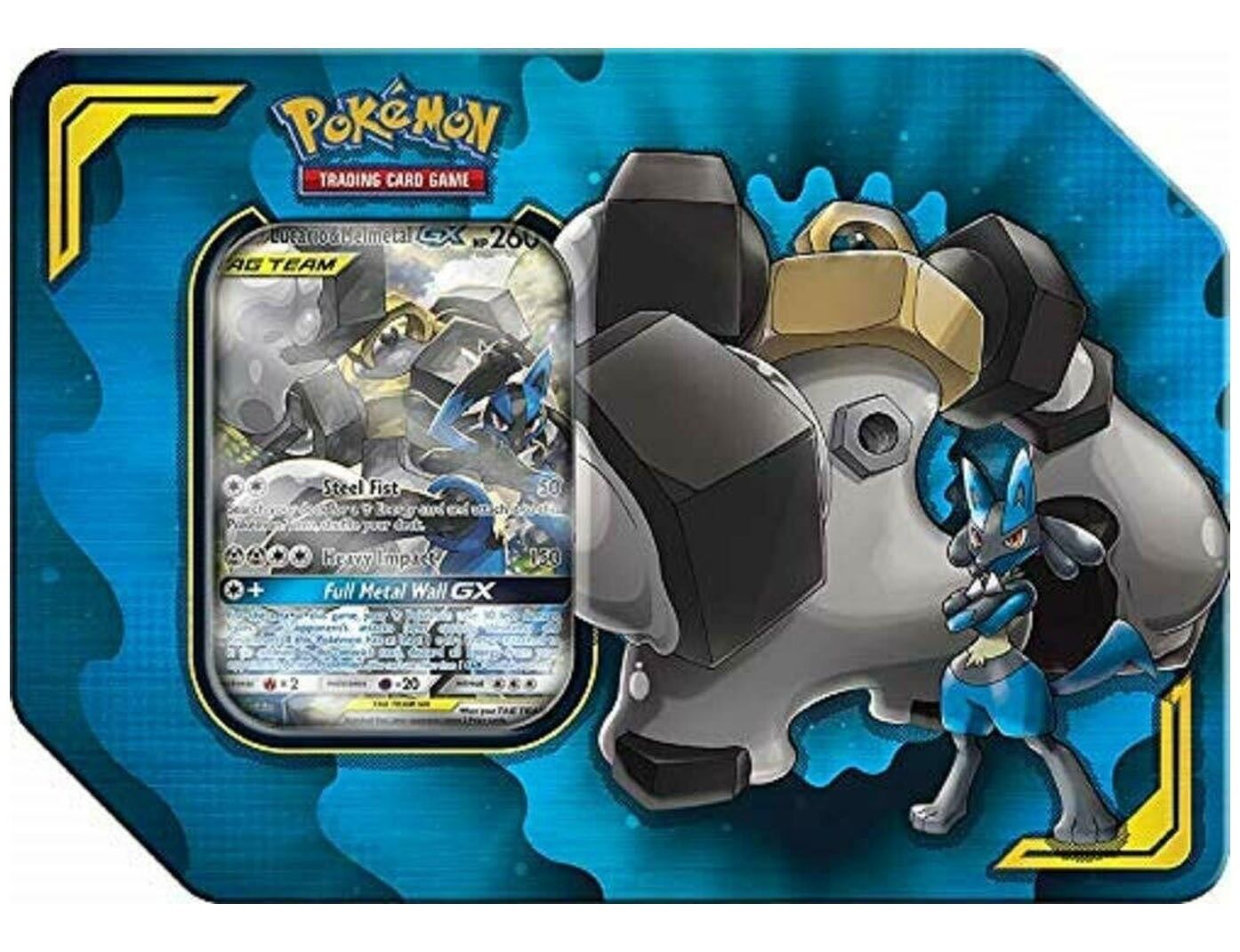 Pokémon TAG TEAM Lucario & Melmetal GX Tin Box - EN Pokémon TAG TEAM Lucario & Melmetal GX Tin Box - EN