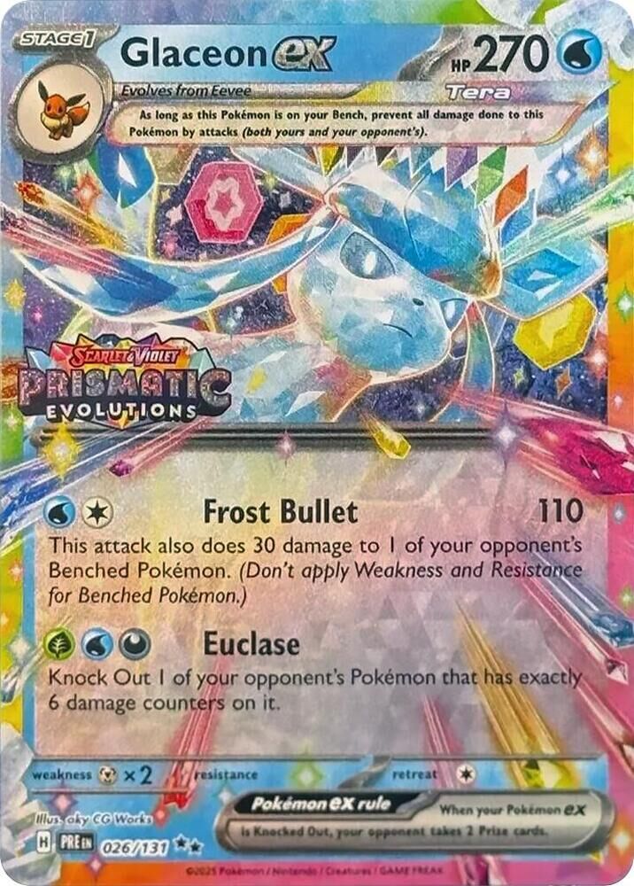 Glaceon ex - 026/131 - Set Stamp - EN