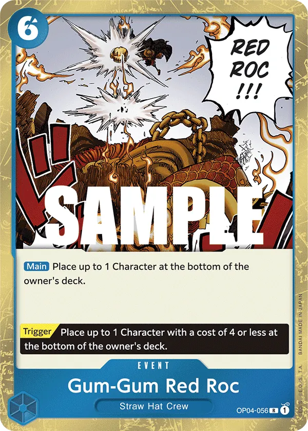 Gum-Gum Red Roc - OP04-056 Gum-Gum Red Roc - OP04-056