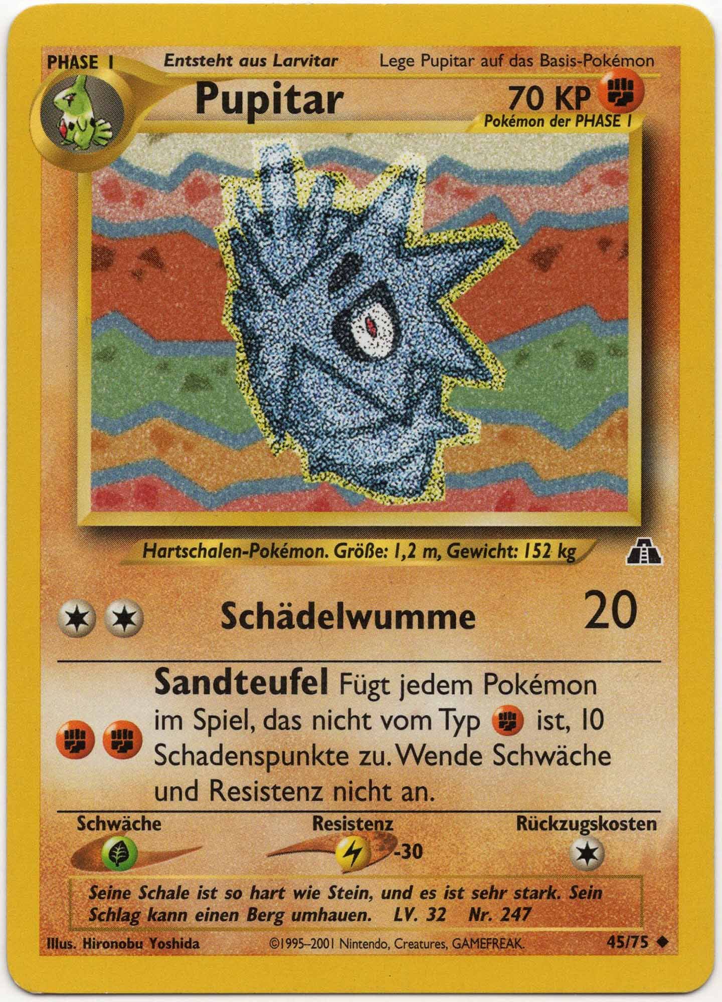 pupitar-45-75-pok-mon-tcg Pupitar - 45/75 - Pokémon TCG