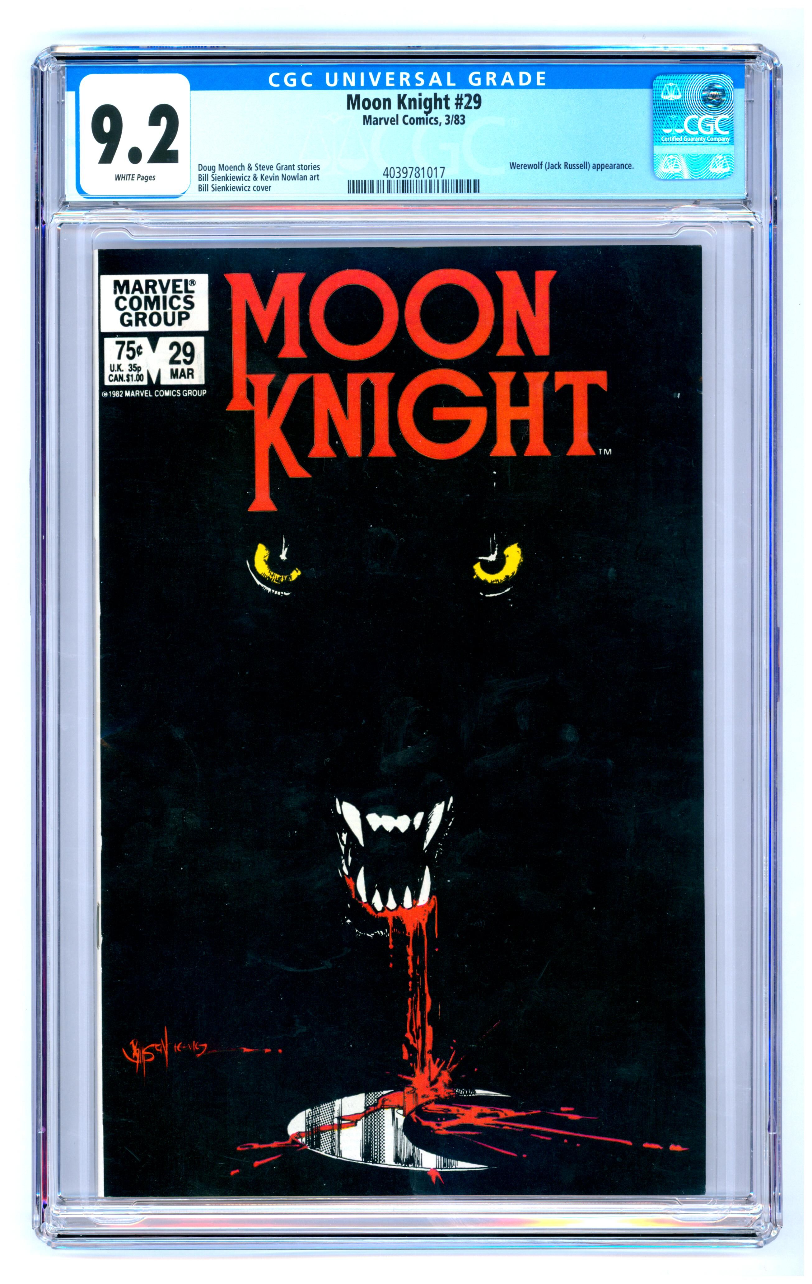 Moon Night #29 CGC 9.2 Moon Night #29 CGC 9.2