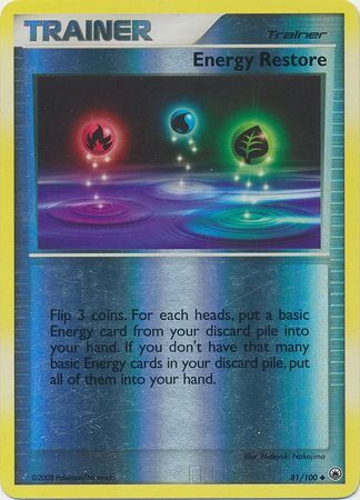 Energy Restore - 81/100 - Reverse Holo - EN