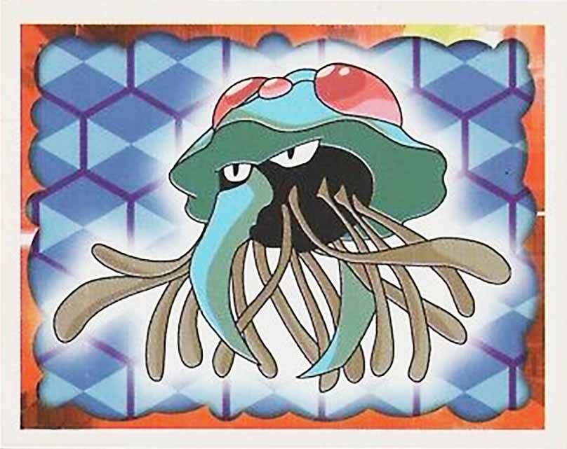 Tentacruel - 73 - Merlin Sticker Series 1