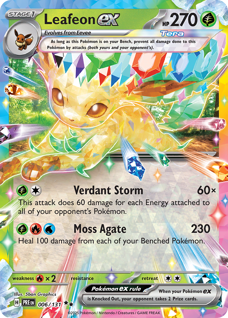 Leafeon ex - 006/131 - EN Leafeon ex - 006/131 - EN