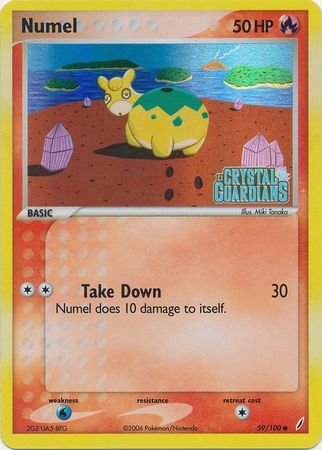 Numel - 59/100 - Reverse Holo - EN