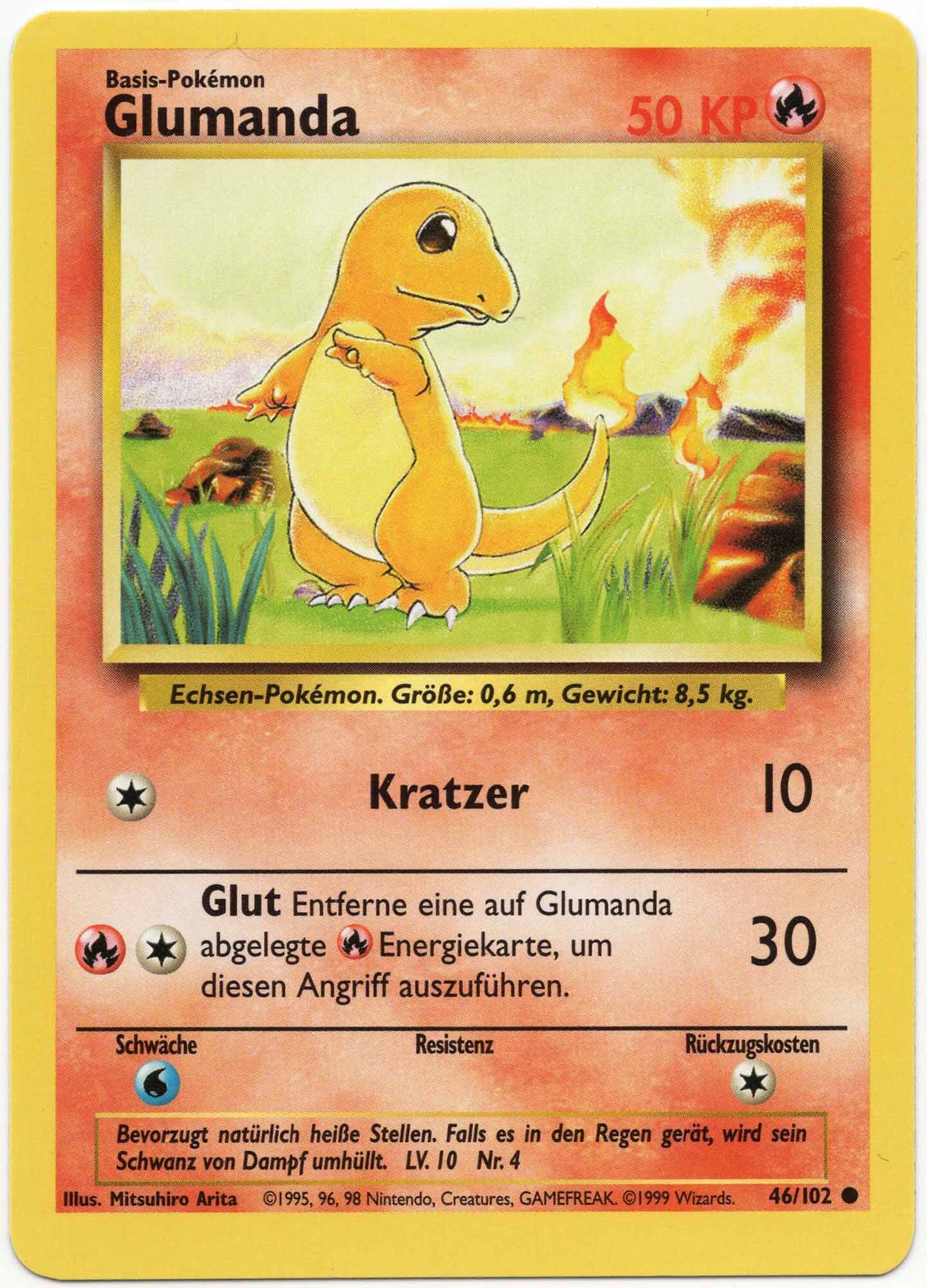 Glumanda - 46/102 - Pokémon TCG - Near Mint