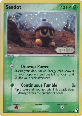 Seedot - 61/92 - Reverse Holo - EN