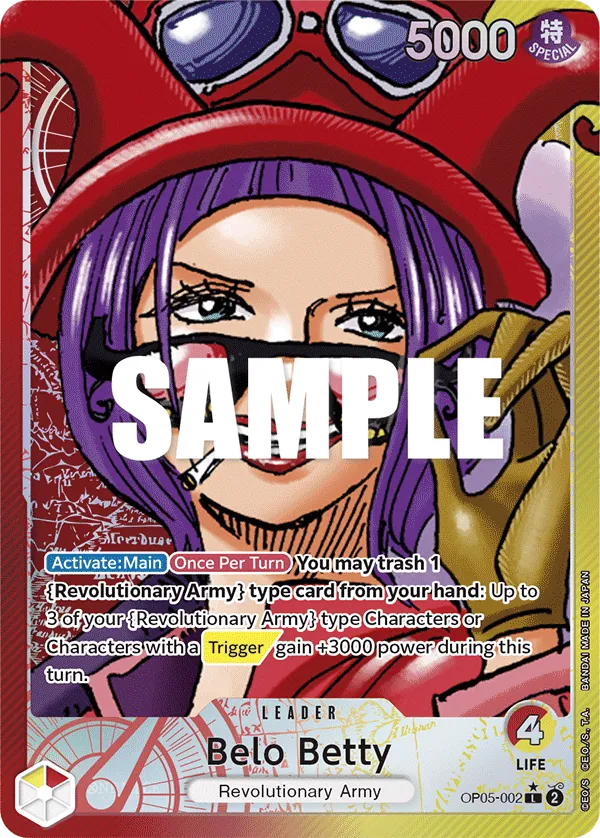 Belo Betty - OP05-002 - Alternate Art Belo Betty - OP05-002 - Alternate Art