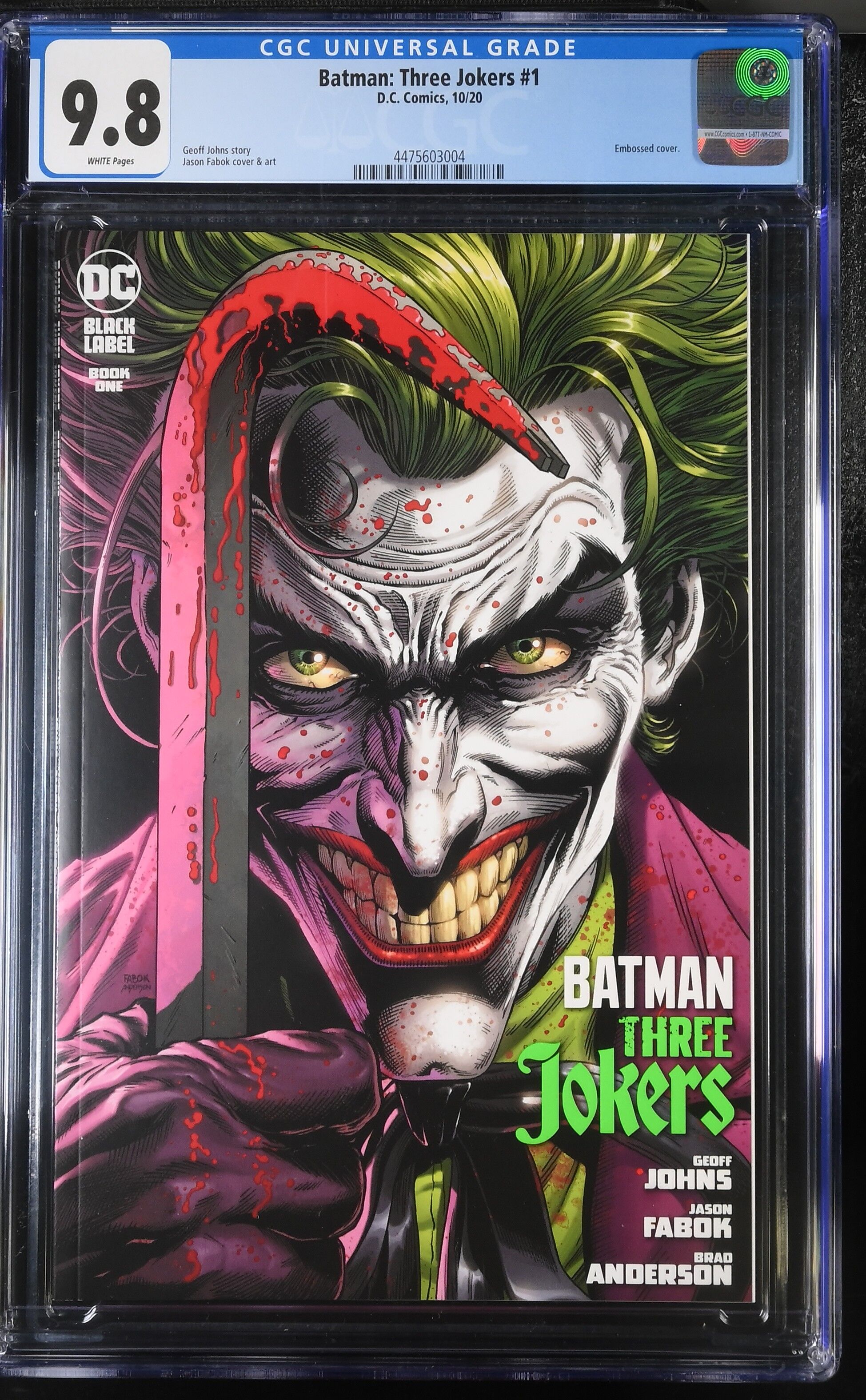 Batman: Three Jokers #1 CGC 9.8 Batman: Three Jokers #1 CGC 9.8