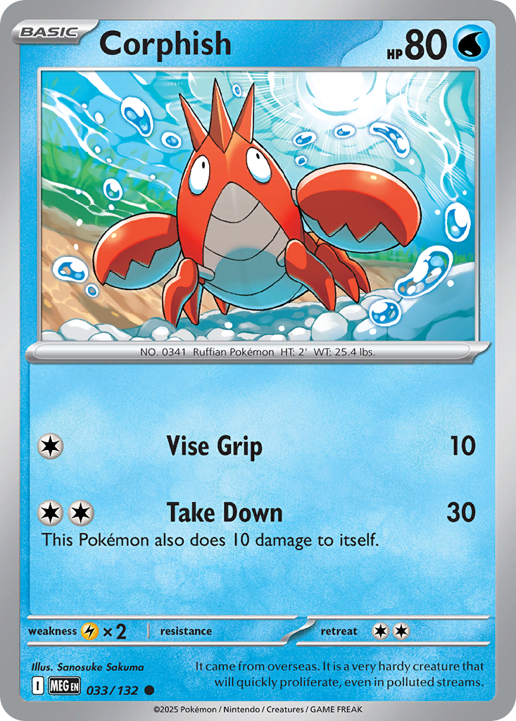 Corphish - 033/132 - EN Corphish - 033/132 - EN