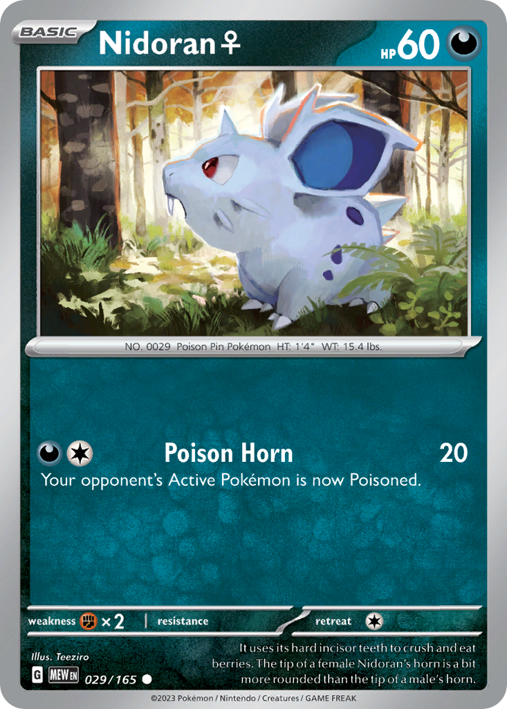 Nidoran Female - 029/207 - EN Nidoran Female - 029/207 - EN