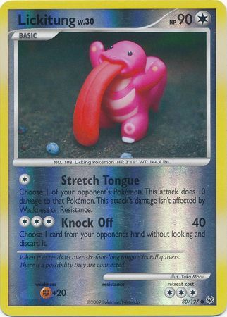 Lickitung - 80/127 - Reverse Holo - EN Lickitung - 80/127 - Reverse Holo - EN